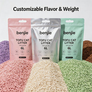 Biodegradable Eco-Friendly Flushable Tofu Cat Litter