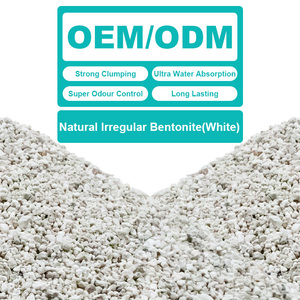 OEM Natural Irregular White Bentonite Cat Litter