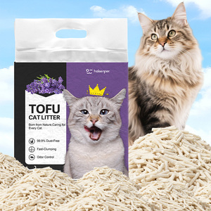 High Quality Natural Tofu Cat Litter Eco Friendly Biodegradable Soy Premium Cat Litter Dust Free Clumping OEM Supply
