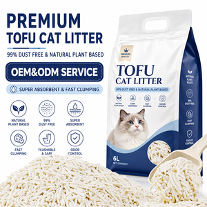 New Premium 99% Dust Free Natural Plant Cat Litter Tofu