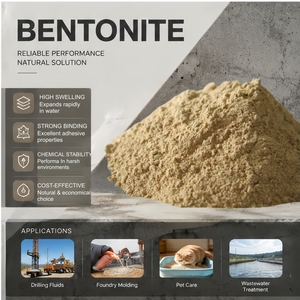 Natural Montmorillonite Bentonite Powder Thickener
