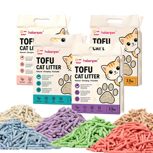 Flushable Eco Friendly Tofu Cat Litter Wholesale Plant Based OEM