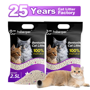 Bentonite Cat Litter Natural Mineral Sand Unscented Low MOQ Factory Price Arena Para Gatos Fast Shipping Worldwide